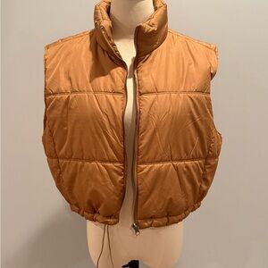 Thread & Supply Camel Puffer Vest